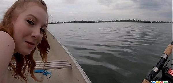  YNGR - Hot Redhead Teen Amber Addis Fucked Outdoors